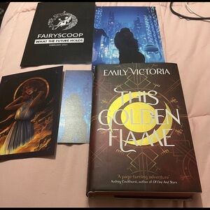 This Golden Flame by Emily Victoria Sprayed Edges Signed Fairyloot Edition